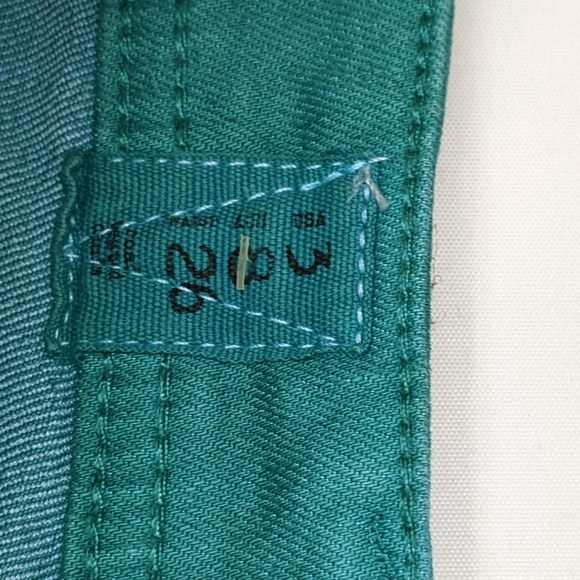 Volcom Sound Check Skinny Jeans, Green, Old Stock, 26x32, read description - Picture 6 of 14